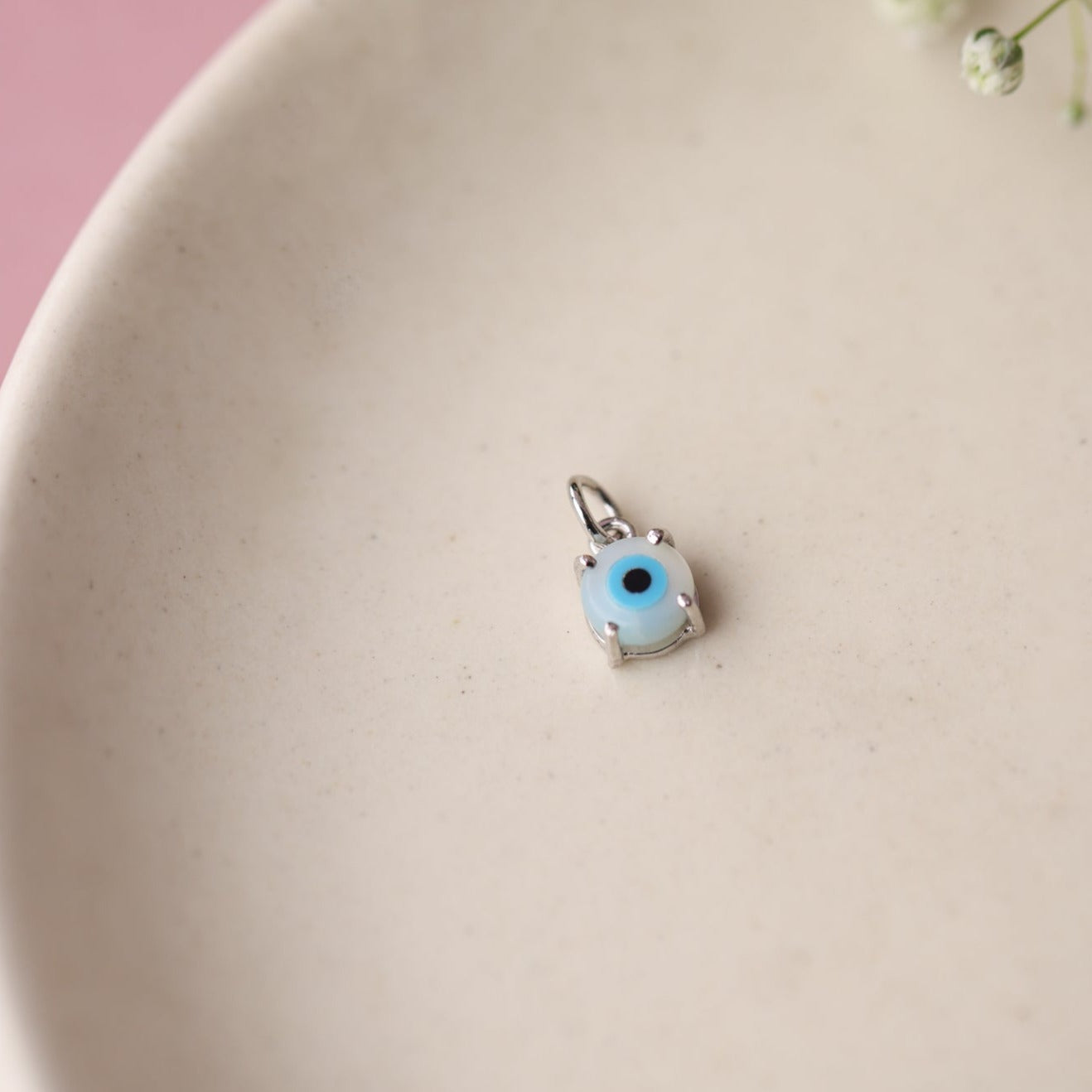 Evil Eye Silver Pendant