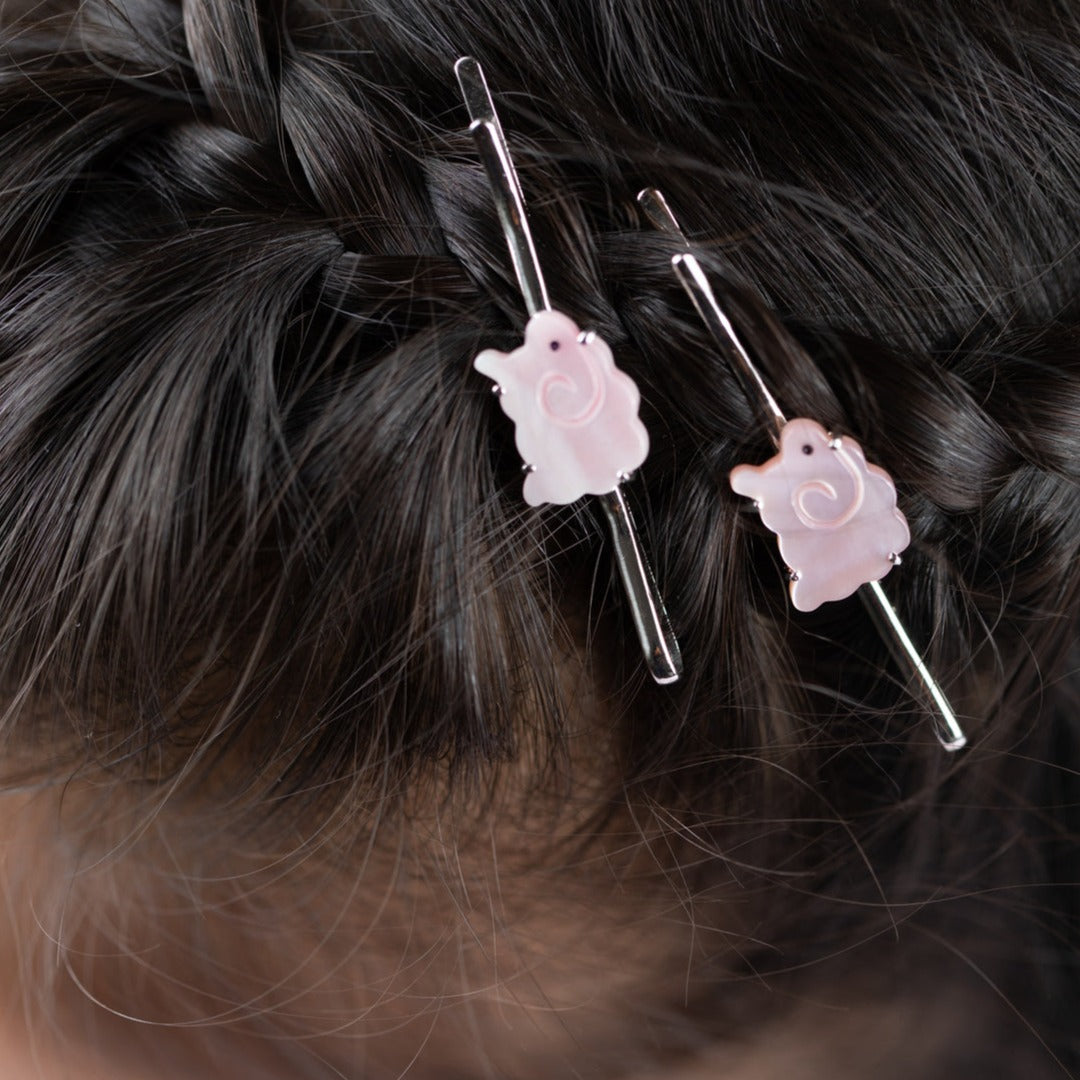 Pink Sheep Hair Accessory