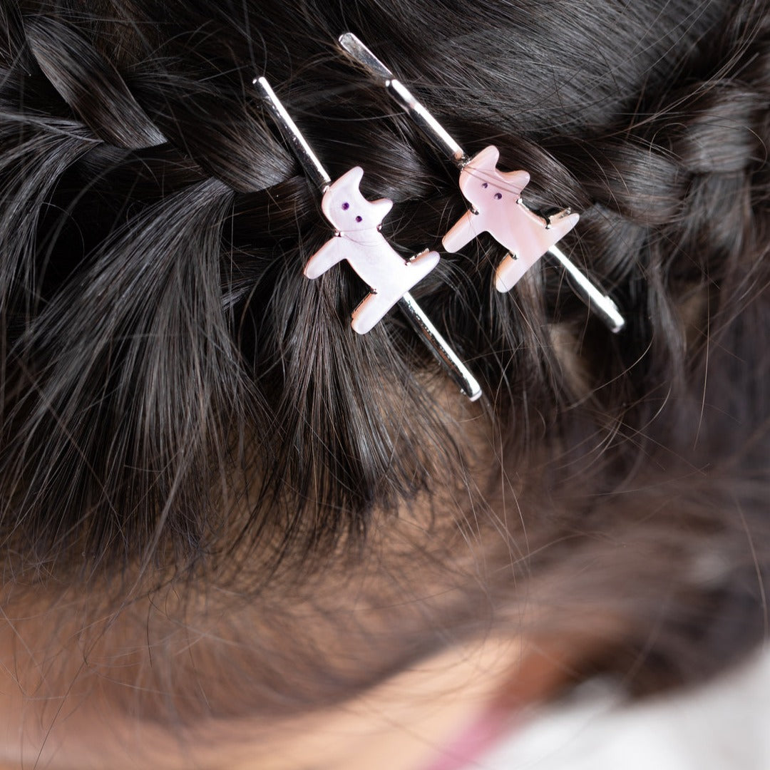 Pink Cat Hair Accessory