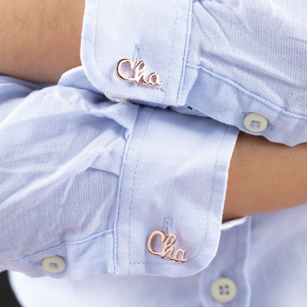 Cha Cha Silver Cufflinks