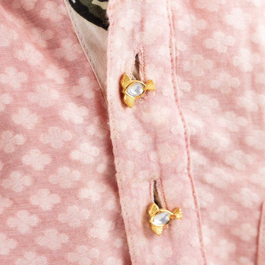 Polki Fish Sherwani Button